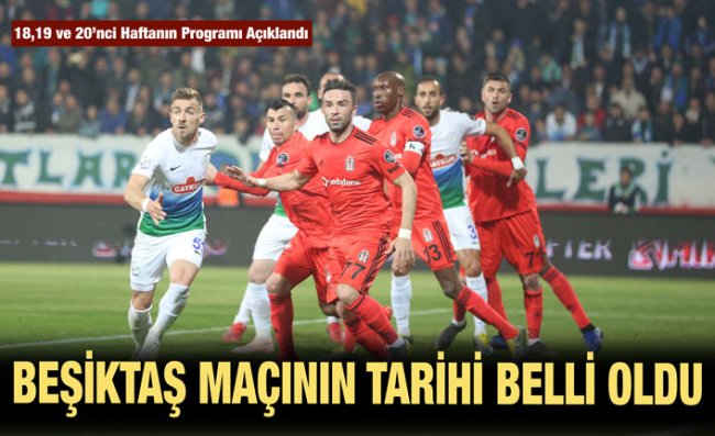 İkinci Yarının İlk 3 Haftasının Programı Açıklandı