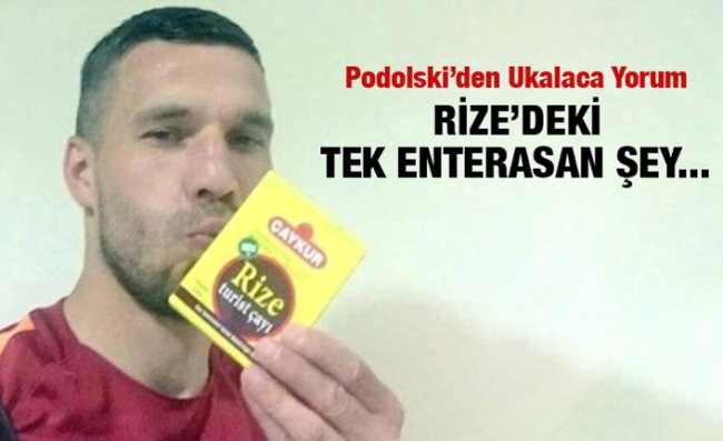 Podolski'den Çaykur Rizespor Açıklaması