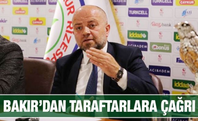 Bakır: Yeni Bir Başlangıç Yapmak İstiyoruz