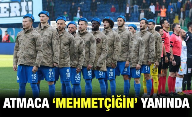 Çaykur Rizespor'dan Mehmetçiğe Destek
