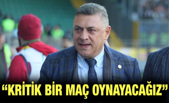 Kartal: Karadeniz Derbisinin Centilmence Olacağına İnanıyorum