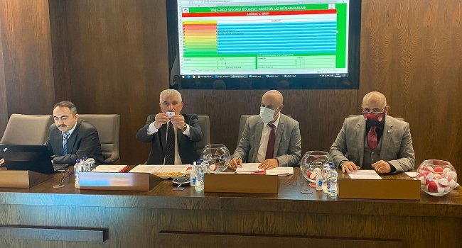BÖLGESEL AMATÖR LİG KURA ÇEKİMLERİ YAPILDI