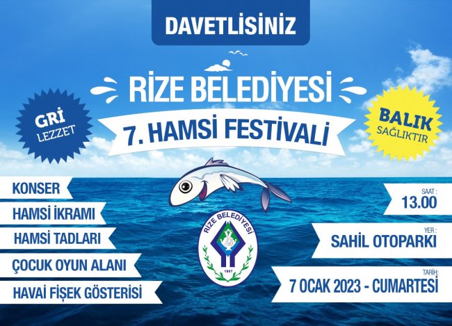 Rize’de Hamsi Festivali Düzenlenecek